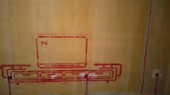 京漢君庭7號樓在施工地-水電階段