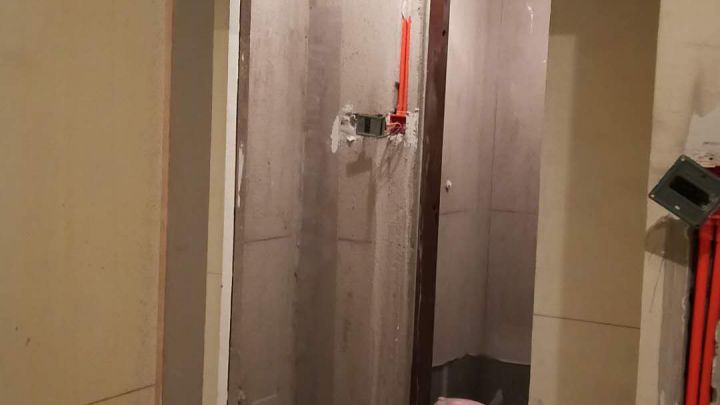 花語城4號地2號樓在施工地-木工階段