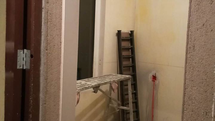 花語城4號地2號樓在施工地-木工階段