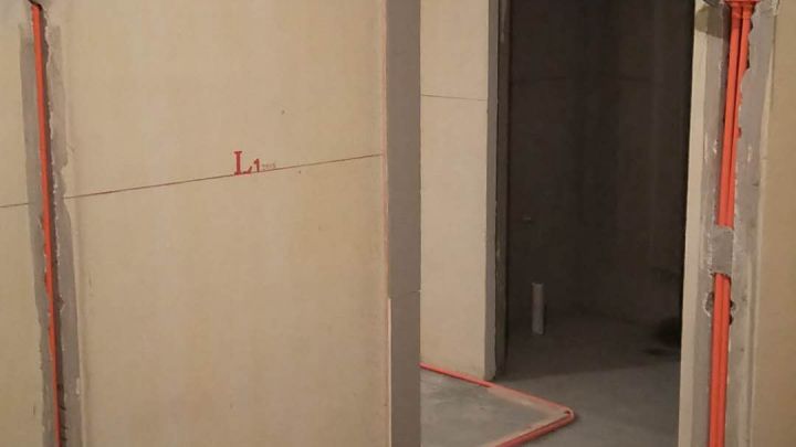 花語城4號地2號樓在施工地-水電階段