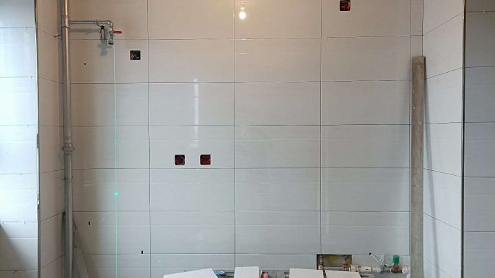 德榮文景5號樓在施工地-瓦工階段