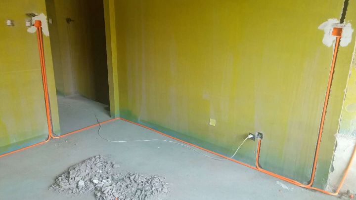 領(lǐng)航城43號樓190平米在施工工地-水電階段