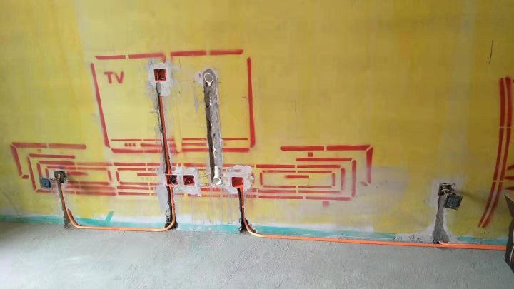 領(lǐng)航城小區(qū)6號(hào)樓129平米在施工地-水電階段